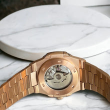 Seiko Mod Nautilus "Rose Gold Chocolate"