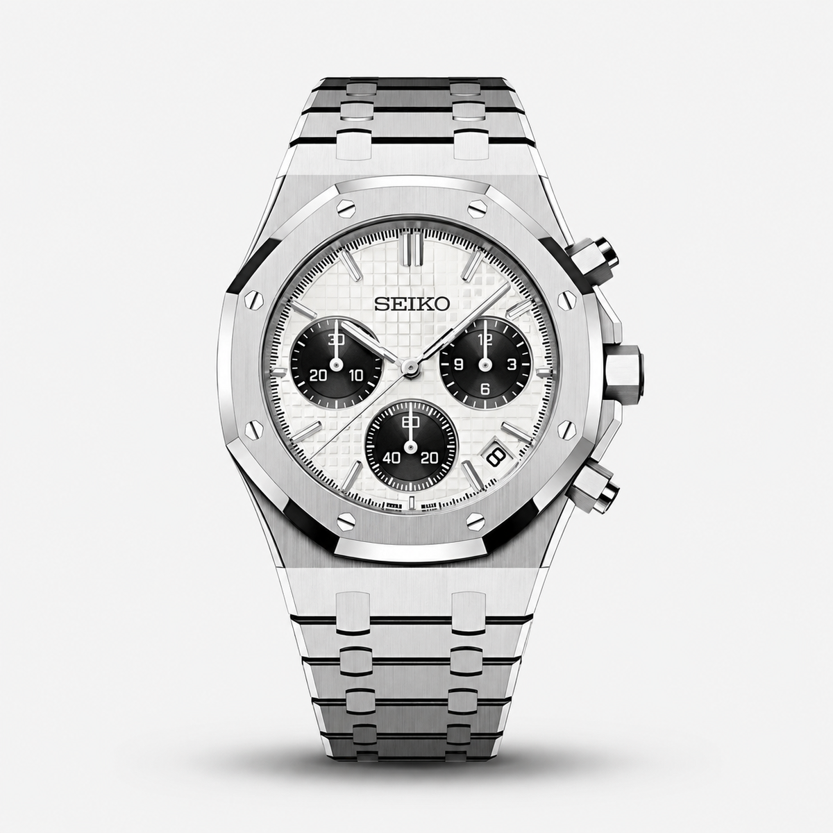 Seiko Mod Royal Oak Chronograph "Panda"
