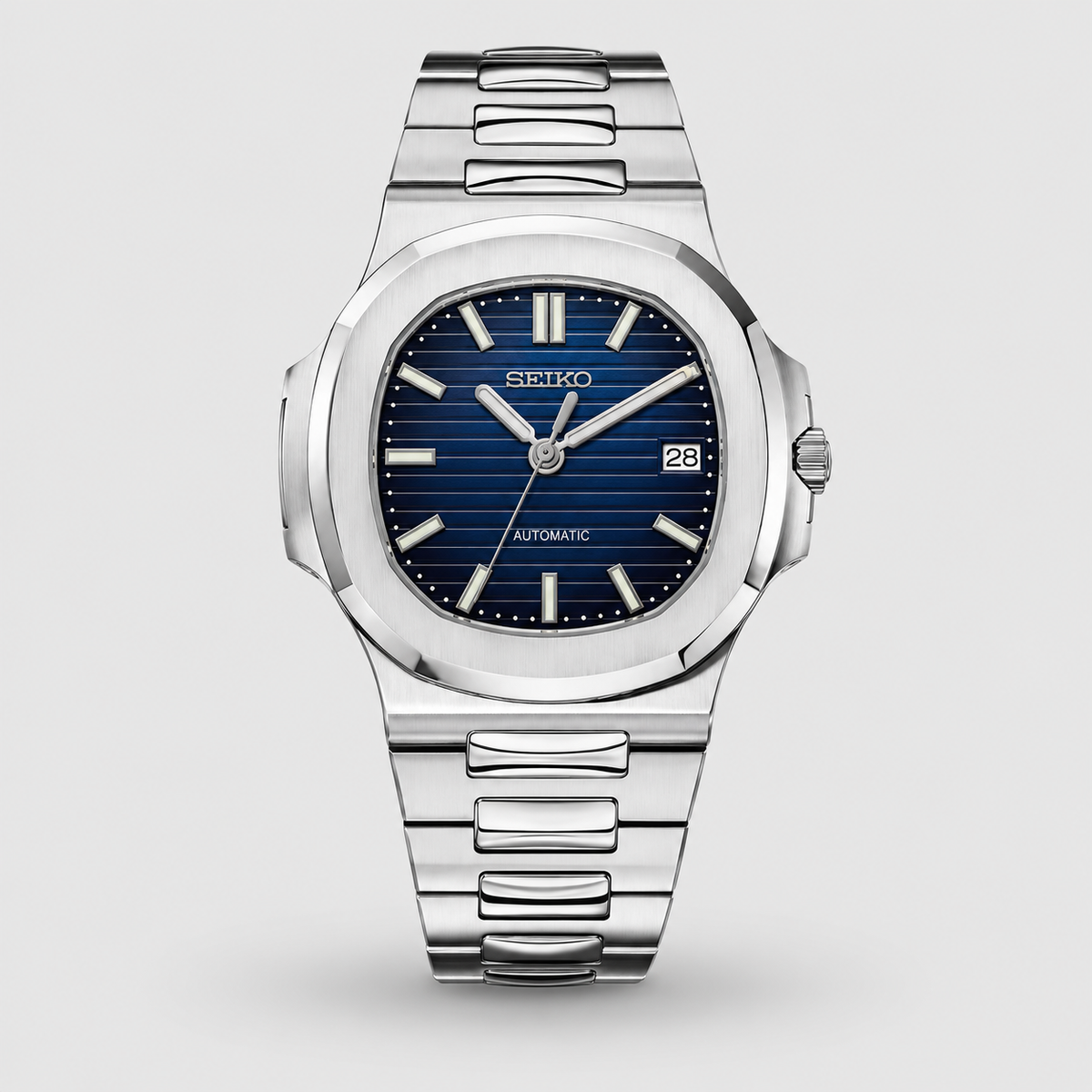 Seiko Mod Nautilus "Navy Blue"