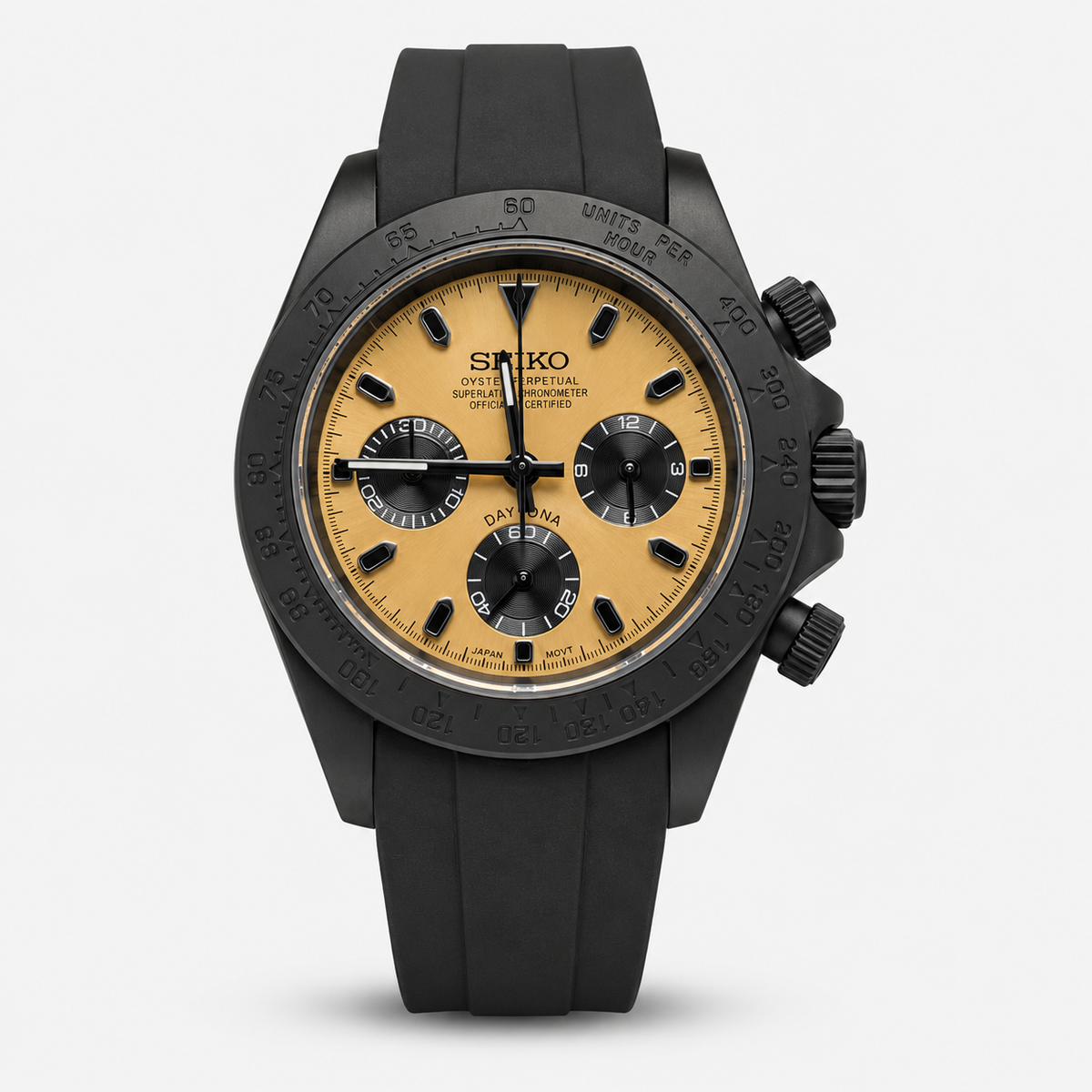 Seiko Mod Daytona "Champagne Gold Dial"